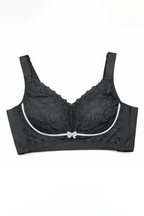 Elegant Wireless Lace Bra – Full Coverage Comfort Bra for Daily Wear