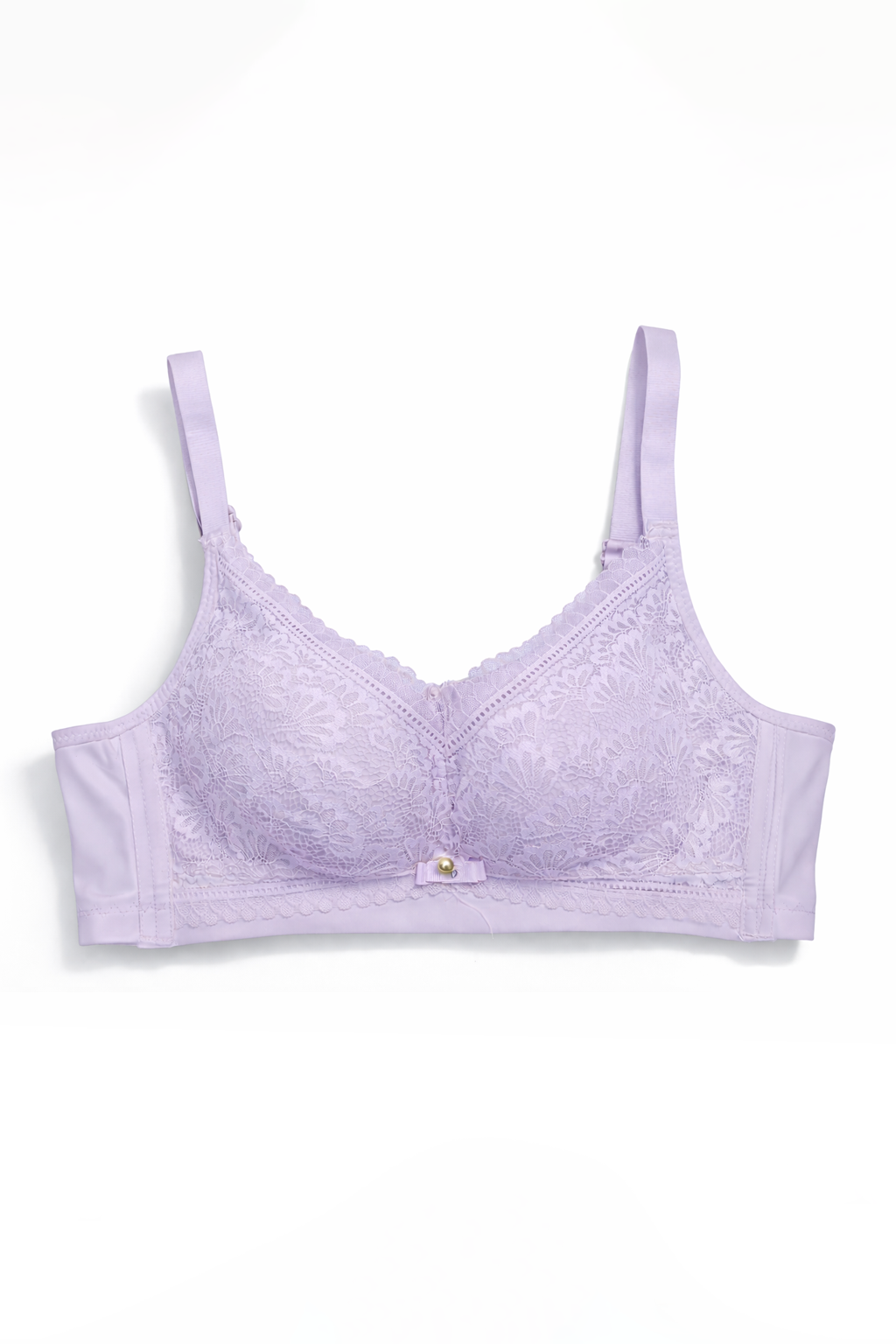 Premium Lace Longline Bra – Comfortable Wire-Free Full Coverage Bra